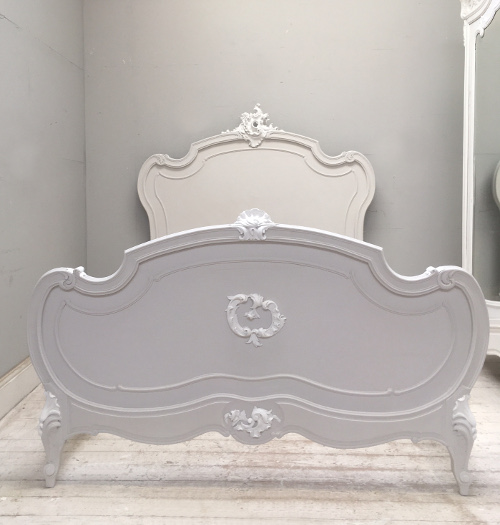 french antique rococo bed